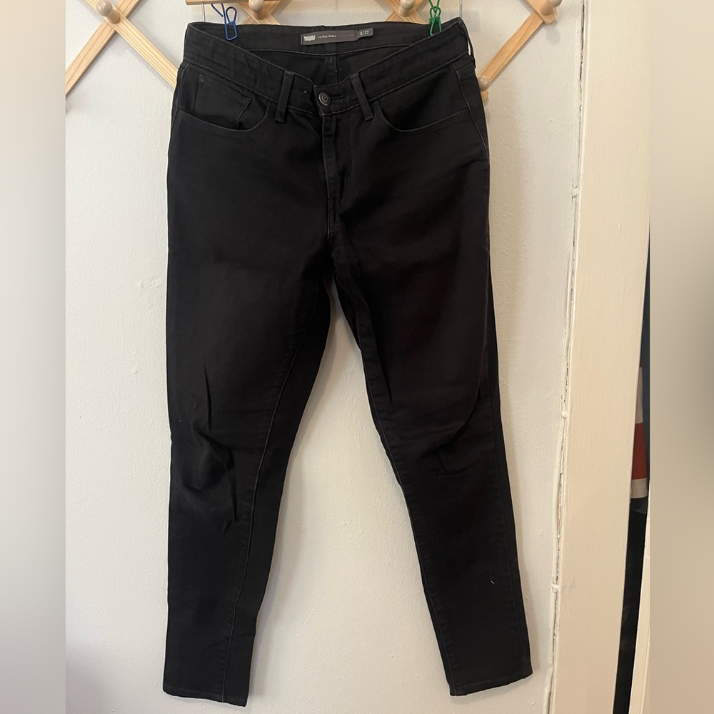 Women's Levi’s Denim Black, High-Rise Skinny Jeans